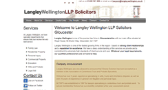 Desktop Screenshot of langleywellington.co.uk